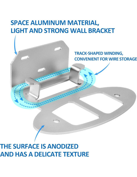 Soporte de Pared Metalico para Router Orbi WiFi 6 - PETIMETI Soporte de Pared Metalico para Router Orbi WiFi 6 - PETIMETI