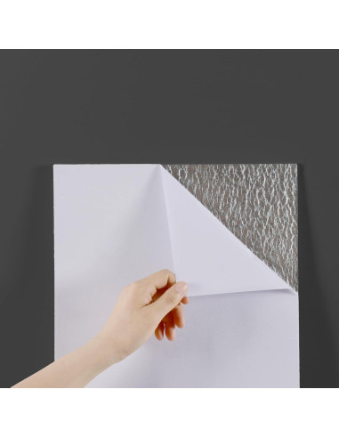 Paneles de Pared Autoadhesivos Haimin 10 Piezas 60x30 cm Blanco