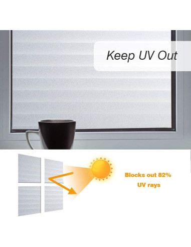 Película de Ventana Privada Mangobox 45x200 cm Sin Adhesivo