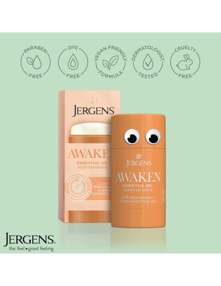 Stick Aromaterapia Jergens Awaken 25.5g Naranja y Limón Stick Aromaterapia Jergens Awaken 25.5g Naranja y Limón