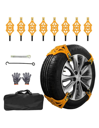 Cadenas de Nieve Universales Brangstak para Neumáticos 165-275mm