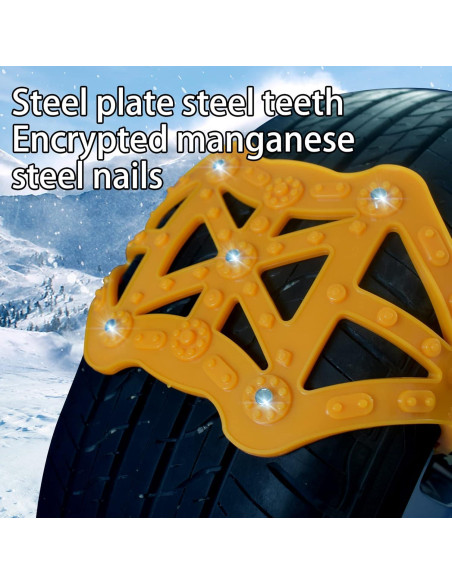 Cadenas de Nieve Universales Brangstak para Neumáticos 165-275mm Cadenas de Nieve Universales Brangstak para Neumáticos 165-275mm