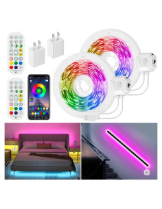 Tira de Luz LED HOUHUI 2x3m RGB con Sensor de Movimiento