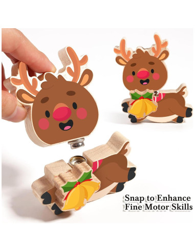 Juguete de Bloques de Construcción HUZU Personajes Navideños