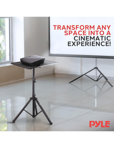 Soporte de Proyector Pyle PLPTS4.7 Altura Ajustable 71-116 cm Soporte de Proyector Pyle PLPTS4.7 Altura Ajustable 71-116 cm