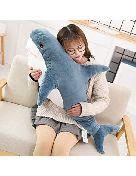 Tiburón Gigante de Peluche XIAOHONG 96 cm Almohada Suave Tiburón Gigante de Peluche XIAOHONG 96 cm Almohada Suave