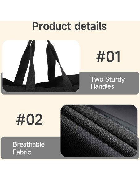 Bolsa de Viaje para Prendas Foleto 180 cm con Bolsillos Bolsa de Viaje para Prendas Foleto 180 cm con Bolsillos