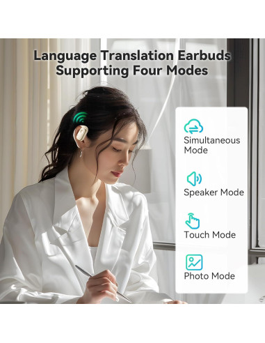 Auriculares Traductores AI OWS G5 Bluetooth 150 Idiomas