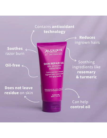 Gel Reparador Post Afeitado Alchimie Forever 89 ml Sin Aceite Gel Reparador Post Afeitado Alchimie Forever 89 ml Sin Aceite