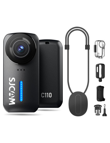 Cámara de Acción SJCAM C110 4K Mini Impermeable Negra Cámara de Acción SJCAM C110 4K Mini Impermeable Negra