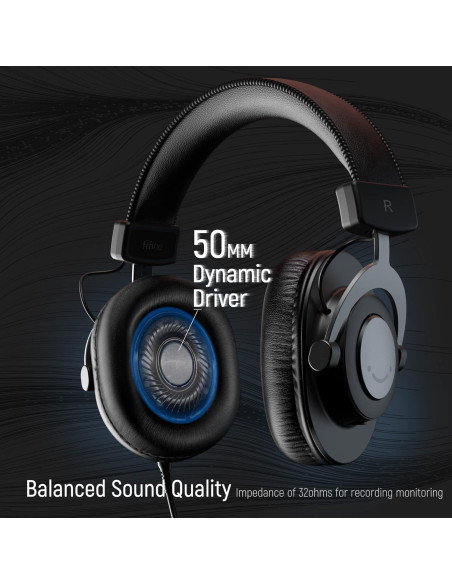 Micrófono USB FIFINE A6B + Auriculares H8 para Gaming y Estudio Micrófono USB FIFINE A6B + Auriculares H8 para Gaming y Estudio