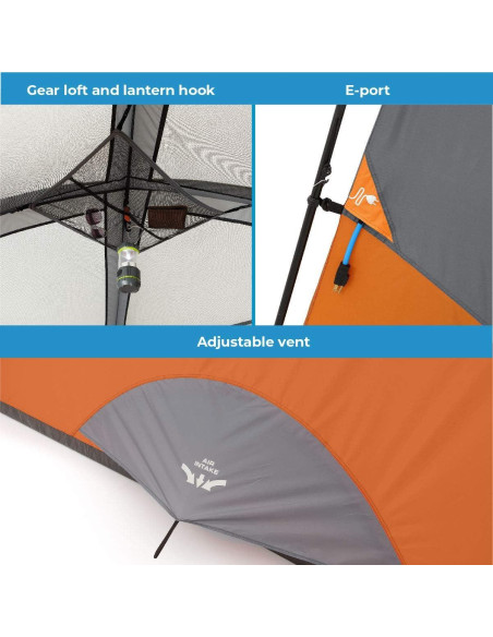 Carpa de Camping CORE para 4 Personas con Base y Kit Carpa de Camping CORE para 4 Personas con Base y Kit