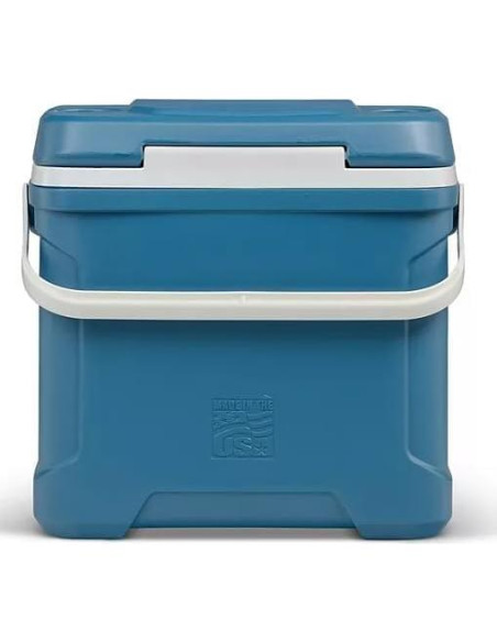Nevera Igloo 30 Cuartos Azul Hielo - Capacidad 28.3L, Ergonomía