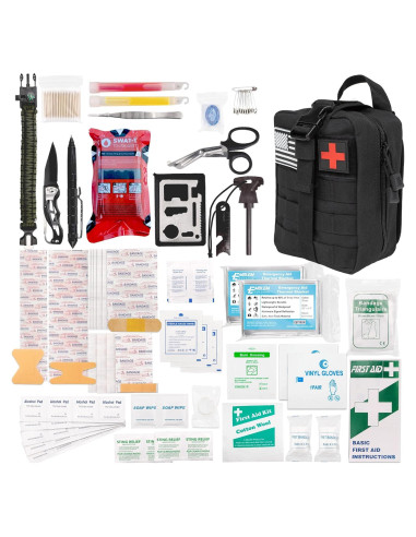 Kit de Supervivencia de Primeros Auxilios Emblem Outdoor 242 Piezas