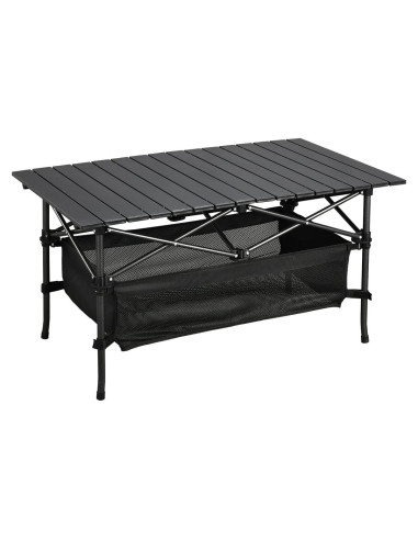 Mesa Plegable de Aluminio WUROMISE 94.3x54.8 cm para Camping