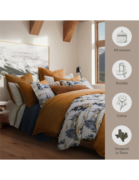 Conjunto de Ropa de Cama Queen Paseo Road Acadia 3 Piezas Algodón Conjunto de Ropa de Cama Queen Paseo Road Acadia 3 Piezas Algodón