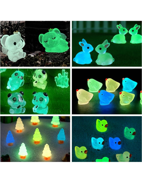 130 Figuritas de Resina Luminosa ElpizoFos para Jardín de Hadas 130 Figuritas de Resina Luminosa ElpizoFos para Jardín de Hadas