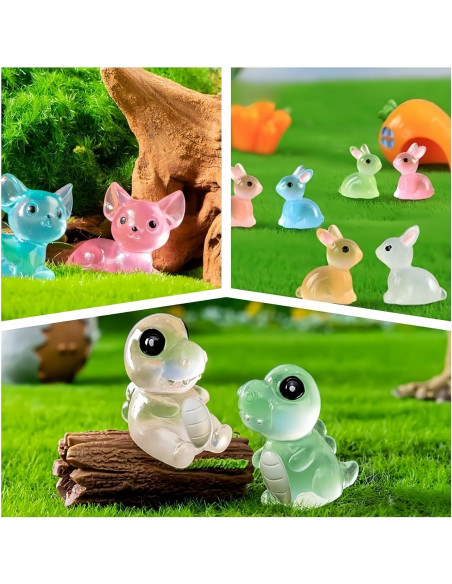 130 Figuritas de Resina Luminosa ElpizoFos para Jardín de Hadas 130 Figuritas de Resina Luminosa ElpizoFos para Jardín de Hadas