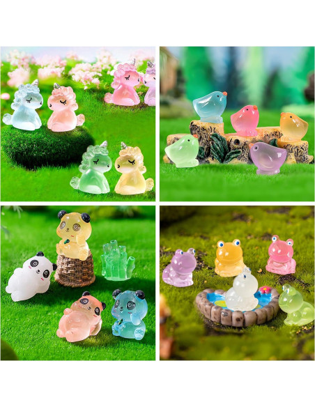 130 Figuritas de Resina Luminosa ElpizoFos para Jardín de Hadas 130 Figuritas de Resina Luminosa ElpizoFos para Jardín de Hadas