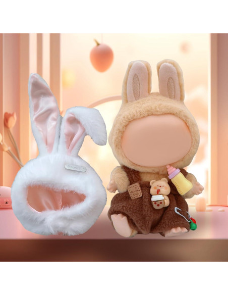 Conjunto de Ropa para Muñecas 17cm Labubu Conejo Kawaii Conjunto de Ropa para Muñecas 17cm Labubu Conejo Kawaii