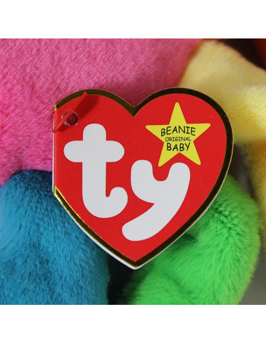 Peluches Ty Beanie Babies Scuttle Cangrejo Arcoíris 20cm
