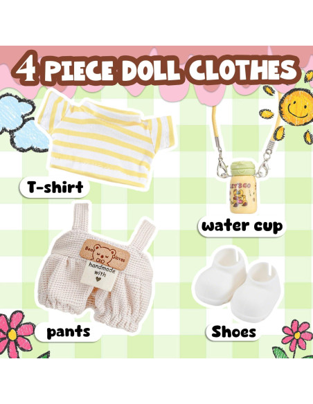 Conjunto de Ropa para Muñeca de 17 cm Gyothrig - Accesorios Conjunto de Ropa para Muñeca de 17 cm Gyothrig - Accesorios