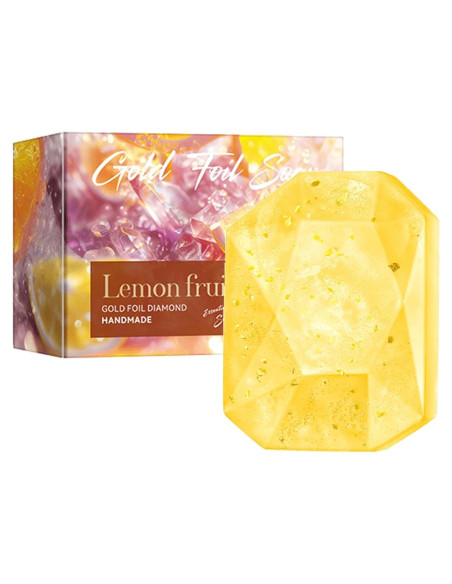Jabón de Aceite Esencial de Limón Hecho a Mano 100g Jabón de Aceite Esencial de Limón Hecho a Mano 100g