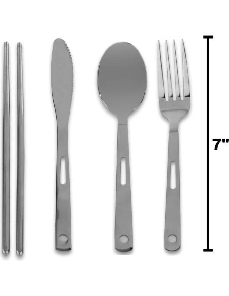 Juego de Utensilios de Picnic Wealers 13 Piezas Acero Inoxidable Juego de Utensilios de Picnic Wealers 13 Piezas Acero Inoxidable