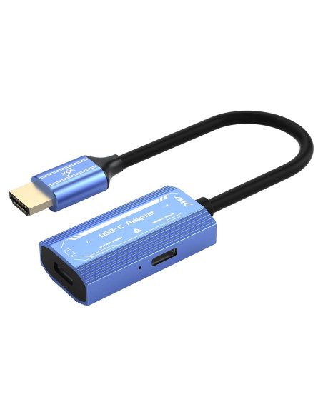 Adaptador HDMI a USB-C 4K 60Hz 100W porpen H161 Adaptador HDMI a USB-C 4K 60Hz 100W porpen H161