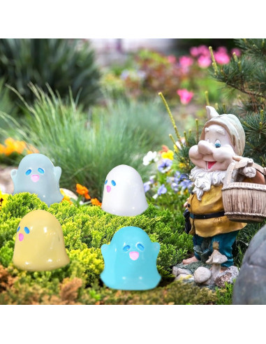 Figuras Mini Fantasmas Luminiscentes Halloween Liliful 24 Pcs