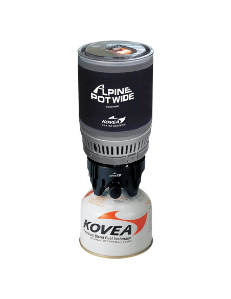 Olla Kovea Alpine Ancha 1100ml Aluminio Negra Olla Kovea Alpine Ancha 1100ml Aluminio Negra