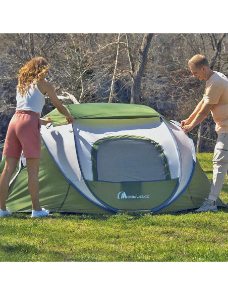 Carpa de Camping MOON LENCE para 4 Personas Impermeable Carpa de Camping MOON LENCE para 4 Personas Impermeable