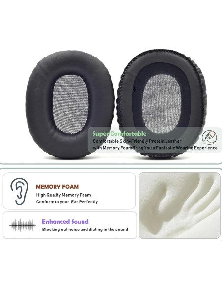 Almohadillas de Reemplazo para Auriculares Marshall Monitor Almohadillas de Reemplazo para Auriculares Marshall Monitor