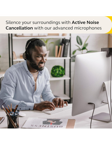 Auricular Inalámbrico Jabra Evolve2 55 - Cancelación de Ruido