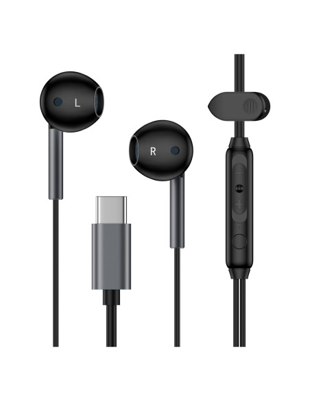 Auriculares USB C con micrófono para Samsung Galaxy y iPhone Auriculares USB C con micrófono para Samsung Galaxy y iPhone