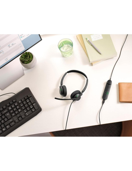 Auricular Estéreo Jabra Engage 50 II con Cable USB-A y Control de Llamadas Auricular Estéreo Jabra Engage 50 II con Cable USB-A y Control de Llamadas