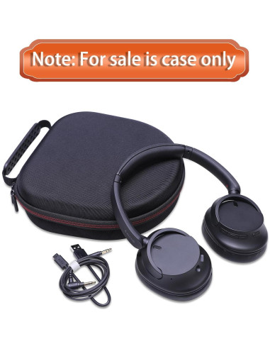 Funda LTGEM para Auriculares Sony WH-CH720N/WH-CH520, Negro/Gris