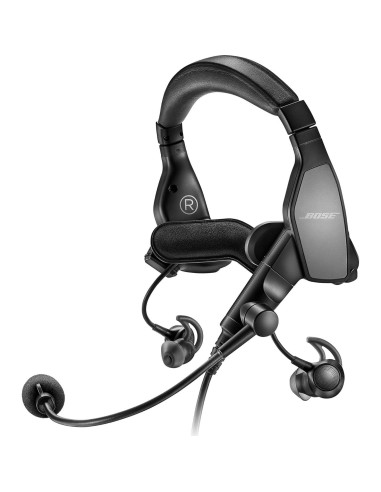 Auricular de Aviación Bose ProFlight Series II, Cancelación de Ruido, In-Ear, Negro