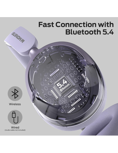 Auriculares Monster Persona 3rd ANC Bluetooth 5.4 Púrpura