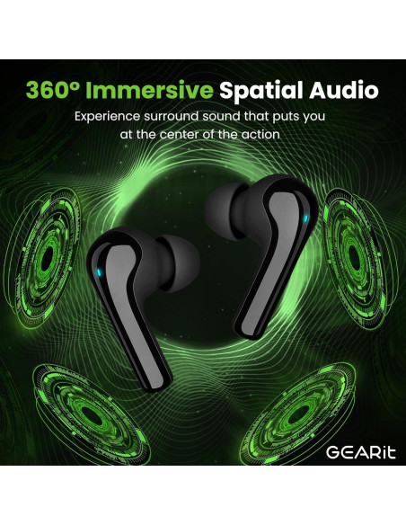 Auriculares Inalámbricos GEARit RM Bluetooth 5.4 con ANC 22h Auriculares Inalámbricos GEARit RM Bluetooth 5.4 con ANC 22h