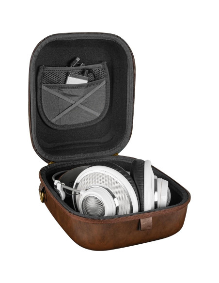 Funda Dura para Auriculares Geekria K701 K702 K72 Marrón Funda Dura para Auriculares Geekria K701 K702 K72 Marrón