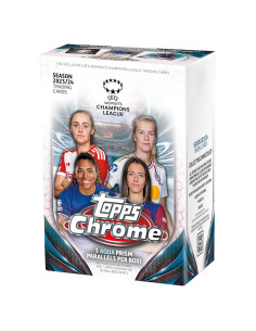 Caja de Valor Topps Chrome UEFA Champions League Femenina 2023-24