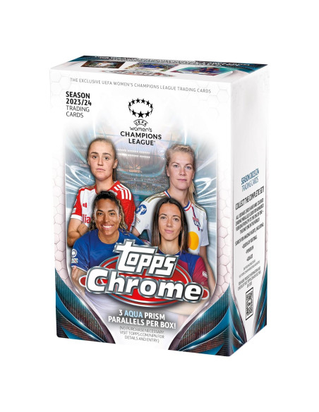 Caja de Valor Topps Chrome UEFA Champions League Femenina 2023-24 Caja de Valor Topps Chrome UEFA Champions League Femenina 2023-24