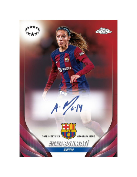 Caja de Valor Topps Chrome UEFA Champions League Femenina 2023-24 Caja de Valor Topps Chrome UEFA Champions League Femenina 2023-24