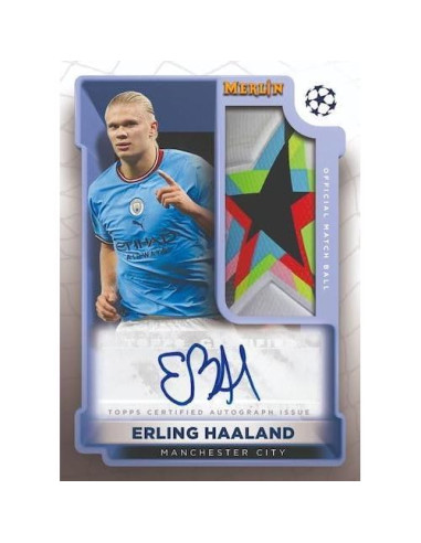 Caja Blaster de Tarjetas de Fútbol Topps Merlin Chrome 2022-2023 - 32 Tarjetas