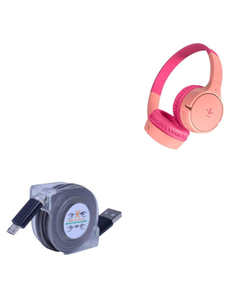 Cable Retráctil BoxWave para Auriculares Belkin SoundForm Mini Cable Retráctil BoxWave para Auriculares Belkin SoundForm Mini