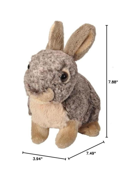 Peluche Conejo Wild Republic 20 cm, Juguete Lavable para Niños Peluche Conejo Wild Republic 20 cm, Juguete Lavable para Niños