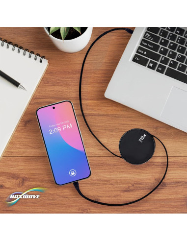 Cable USB Tipo-C Retráctil BoxWave PD miniSync 240W - Negro
