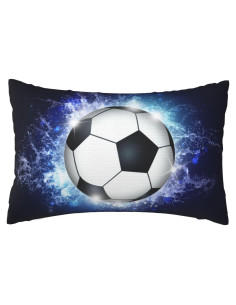 Funda de Cojín Deportivo SNAPMADE 76x50 cm Pelota de Fútbol