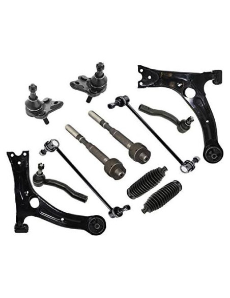 Kit de Suspensión PartsW 12 Piezas para Toyota Corolla 2003-2008 Kit de Suspensión PartsW 12 Piezas para Toyota Corolla 2003-2008
